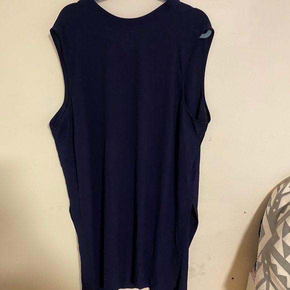 TUNIC LENGTH MOCK TURTLENECK TOP - Picture 2 of 2